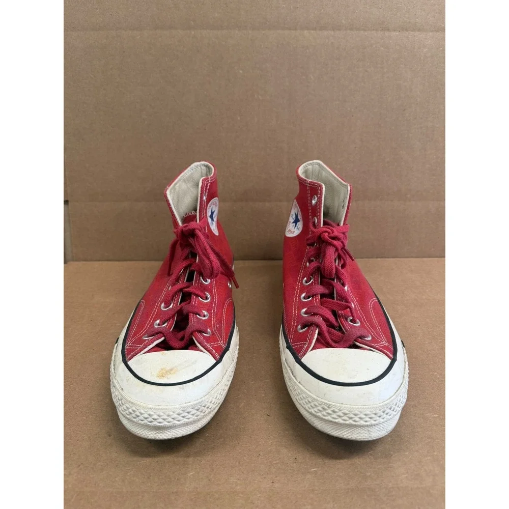 Kith x Converse Chuck 70 High Salsa Sneakers Red Egret 165627C Mens Size 8.5 US